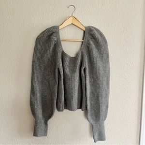 Zara Puff Sleeve Sweater
